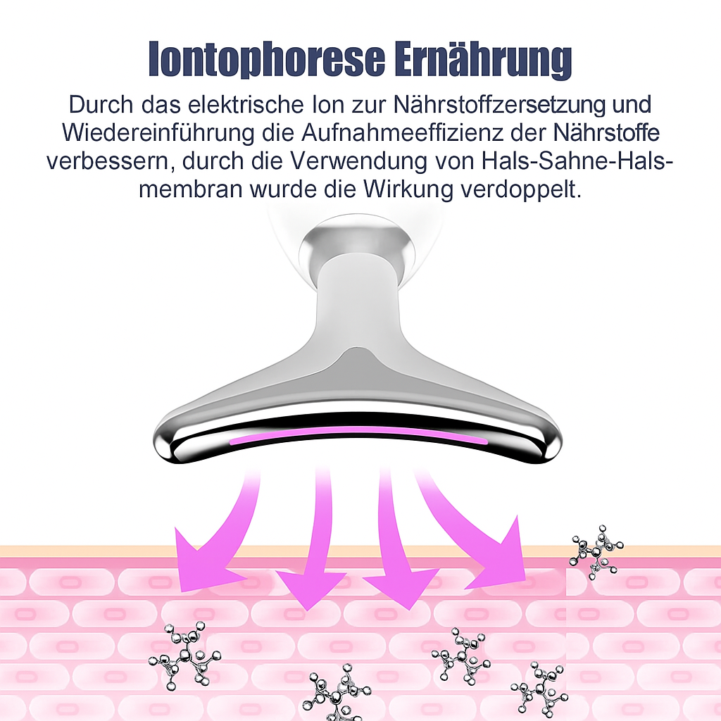 Mikrostrom-Massagegerät für Gesicht und Hals