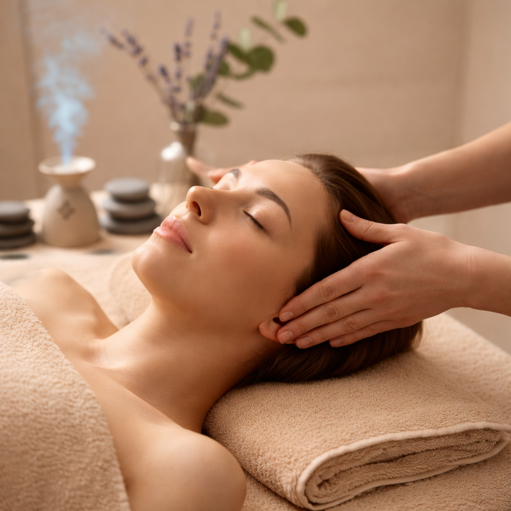 Kopfhautmassage: Stress lösen und Entspannung spüren