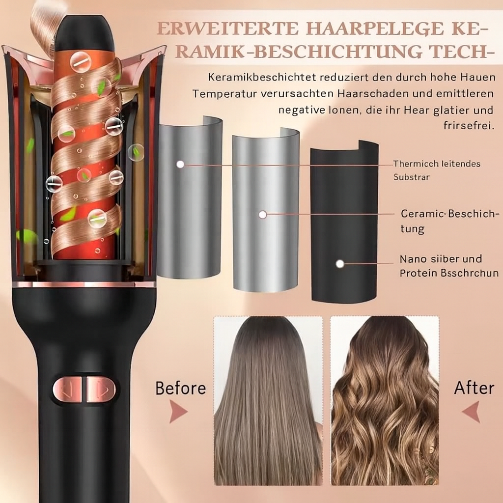 Automatic Ceramic Curling Iron