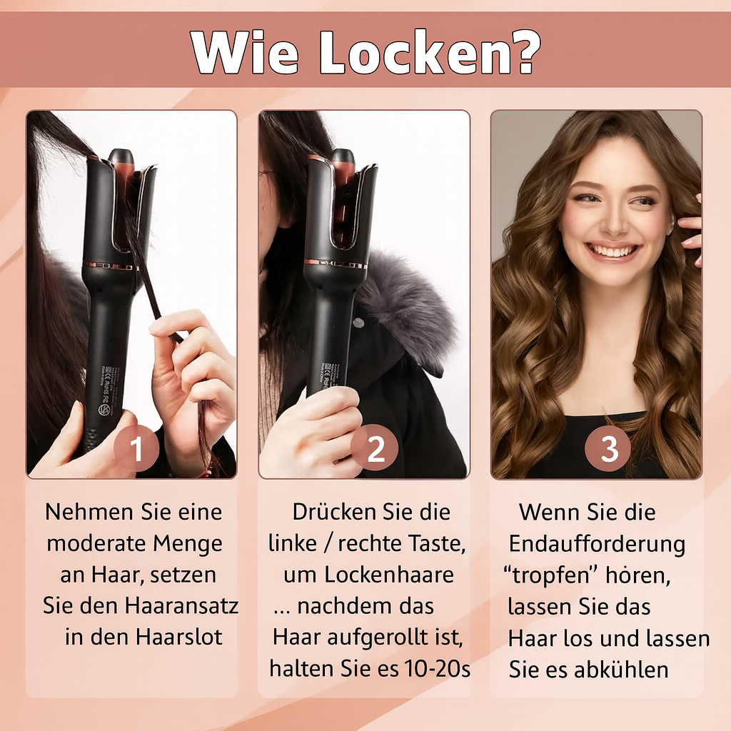 Automatischen Keramik-Lockenstab