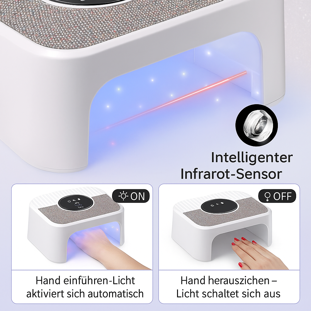 LED-Nagellampe Glanztrockner Elite