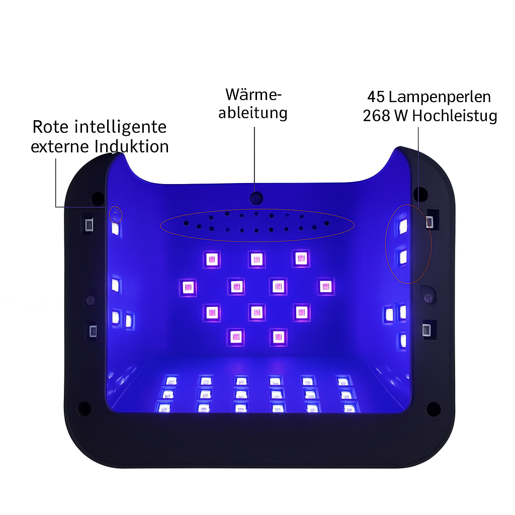 LED-Nagellampe Glanztrockner Elite
